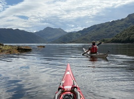 Kayaker, Loch Hourn