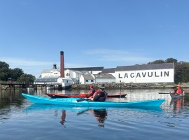 Kayakers, Islay Distillery