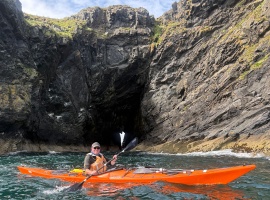 Kayaker, Rabbit island